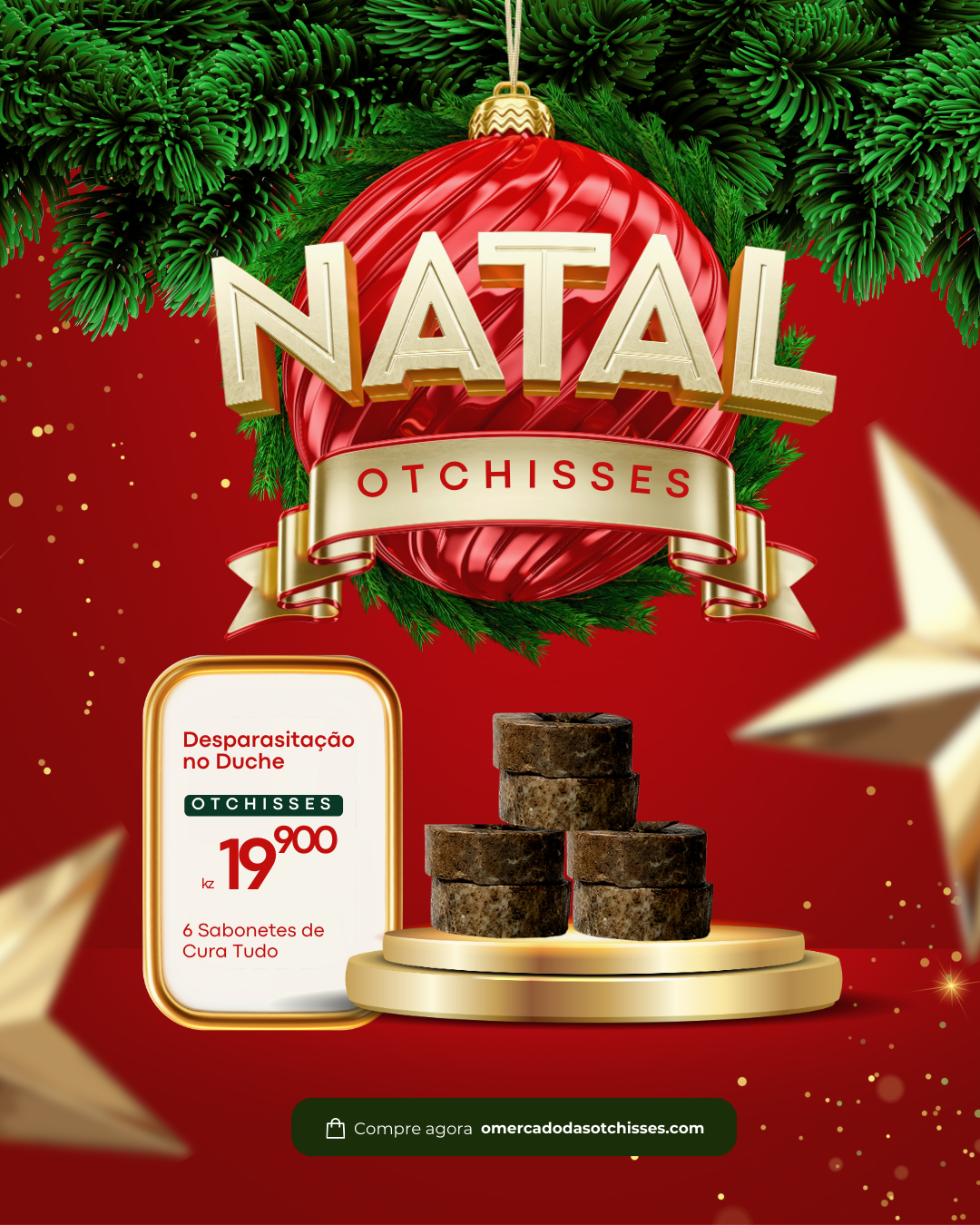 Sabonete Cura Tudo - Ofertas de Natal Pack 6