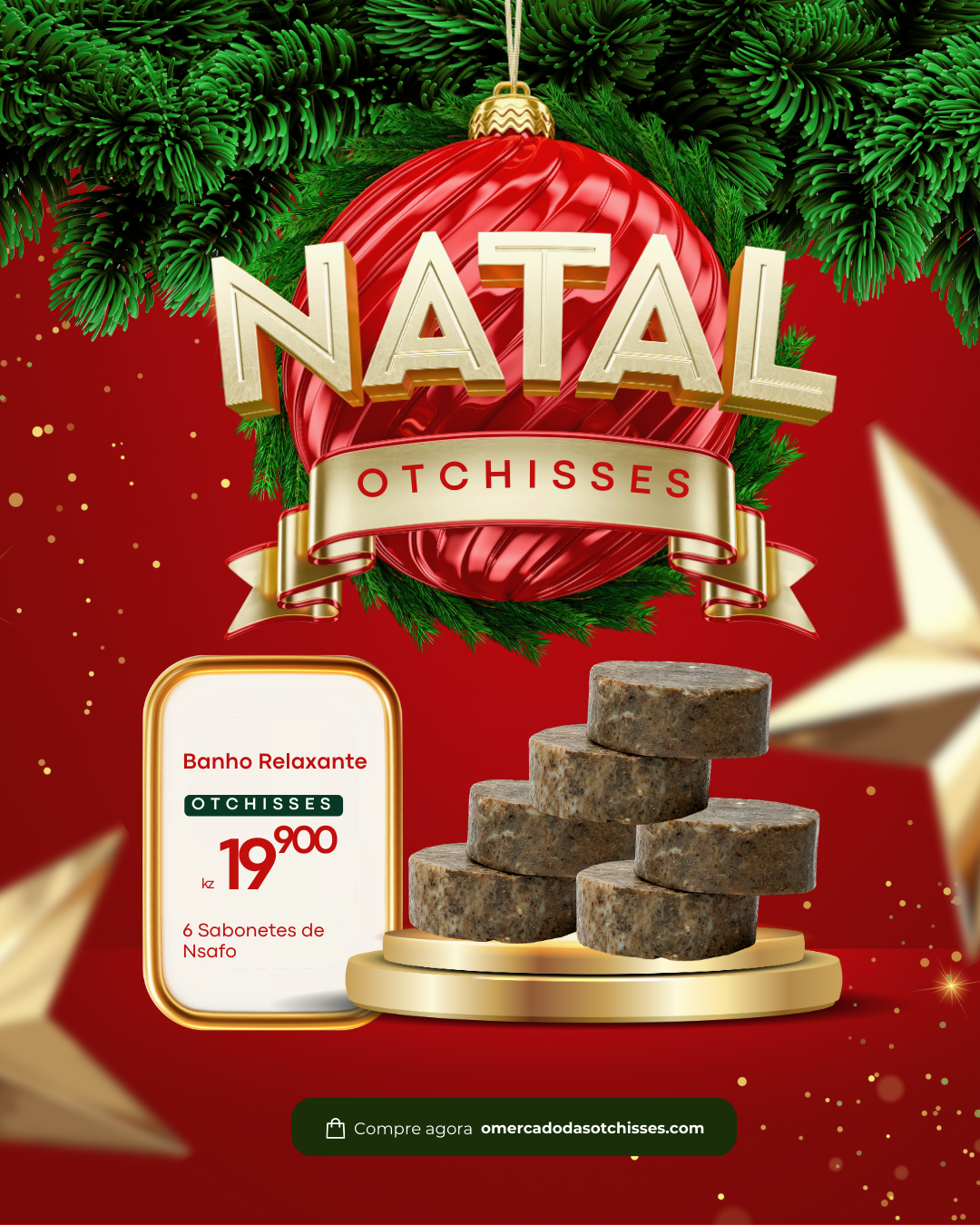 Pack 6 Sabonetes de Nsafo