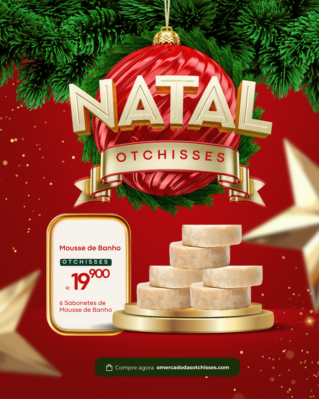 Pack 6 Sabonenets Mousse de Banho,