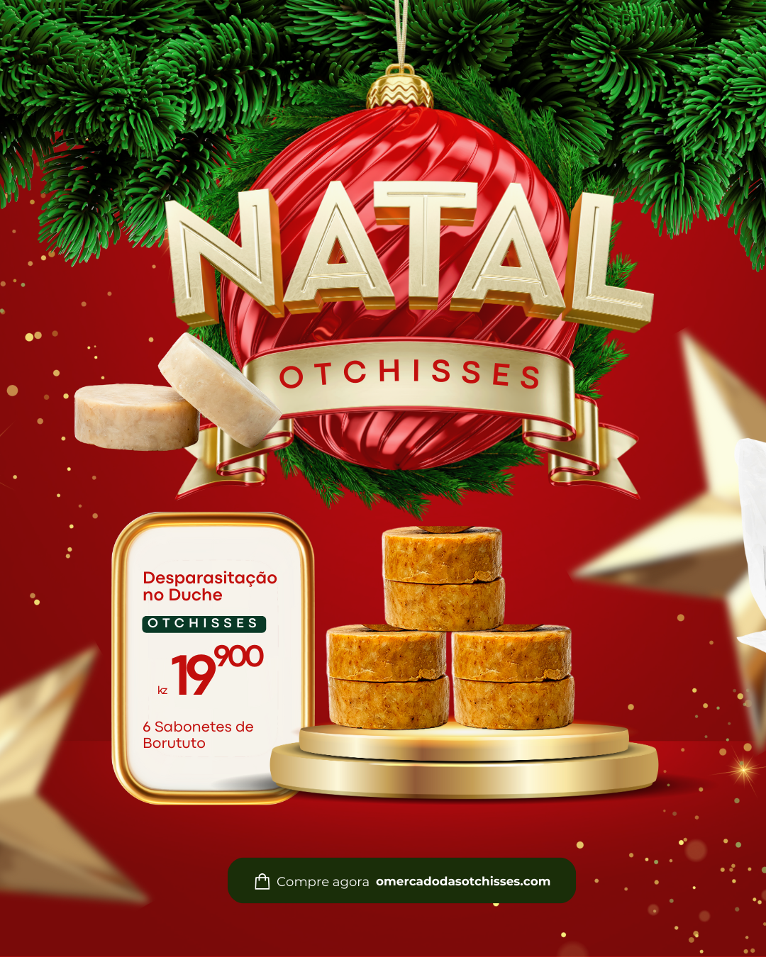 Pack 3 Sabonetes de Borututo